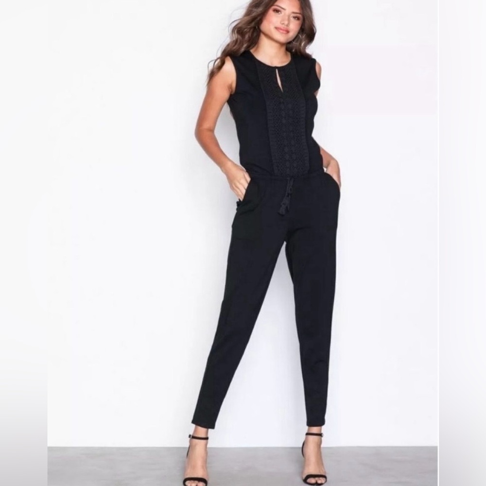 Lauren Ralph Lauren Black Sleeveless Jumpsuit